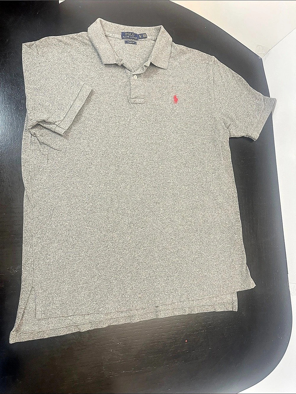 Polo Ralph Lauren Classic Fit Polo Men's Gray Polo Size XL Like New